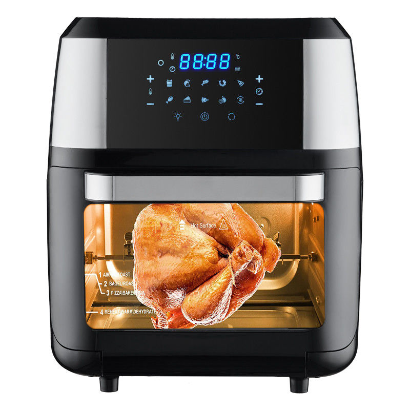 Cuisinière à frire à l'air à vapeur en acier inoxydable de 1800W 12 L 14L 24L