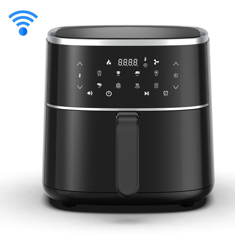 Tuya électrique Wifi 3.5L 4L 5.5L 6.5L 8L 9L Smart Glass Oil Free Friteuse