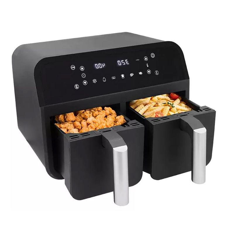 Grande friteuse à double air 9L avec 10 en 1 préréglage tactile