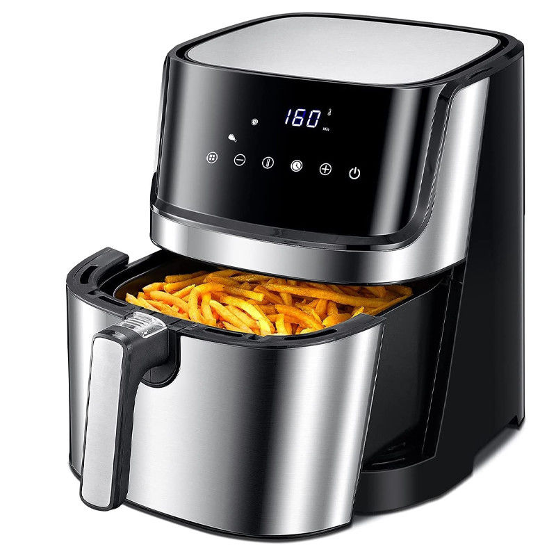 6.5L 7L 8L 5.5L 6L Friteuse à air numérique Smart Healthy Oil Free Appareil électroménager de cuisine