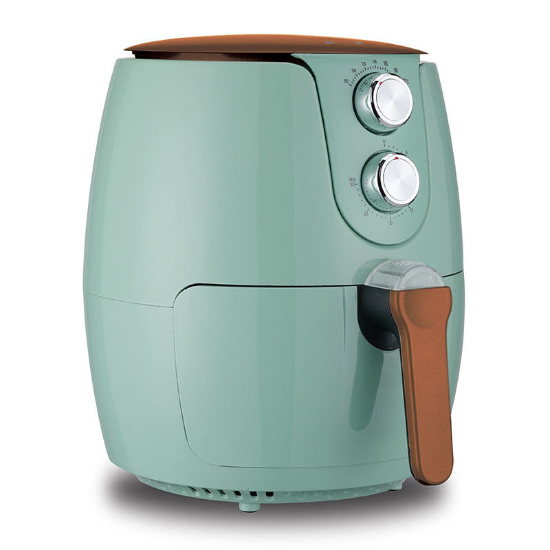 Accueil Cuisine Petite friteuse à air manuelle Frites frites Ailes de poulet frit sans huile 3,5L