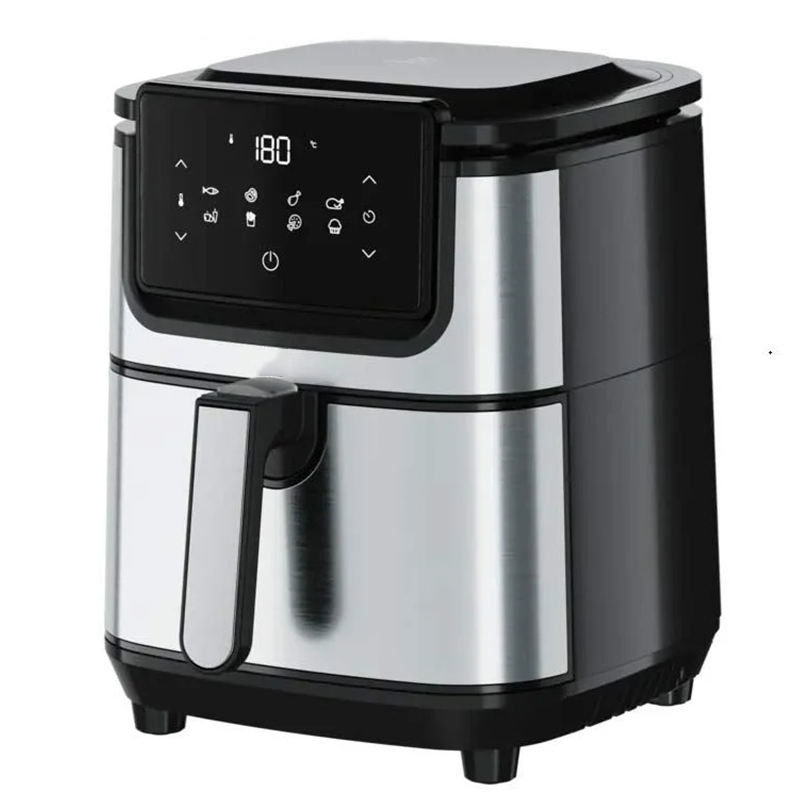 Cuisine Appareils ménagers Friteuses à air profond maison Saine Grande capacité 6l 6.5l 7l 8l électrique
