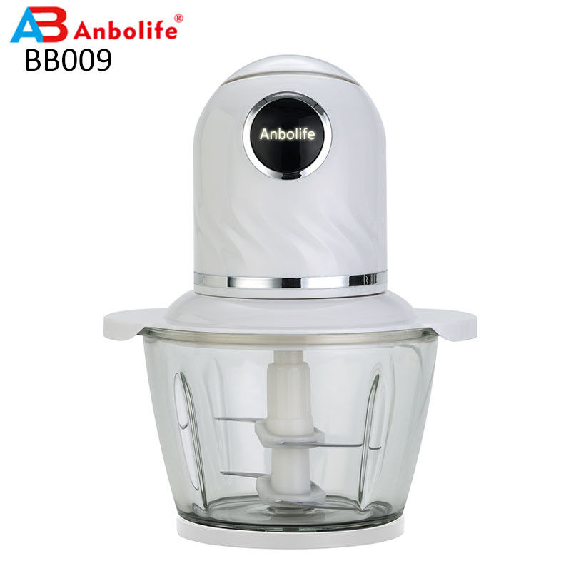 Mélangeur d'aliments Portable 0,8L en acier inoxydable pour viande légumes fruits et noix