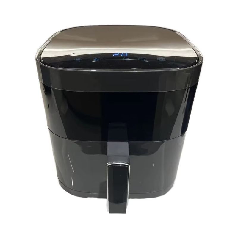 Touch numérique 6l Friture à air électrique Four en acier inoxydable Multifonctionnel Petit carré intelligent Saine pour usage domestique
