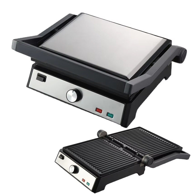 Contact électrique BBQ Grill sans fumée Appareil de cuisine pour la maison Détachable 4/6 Panini
