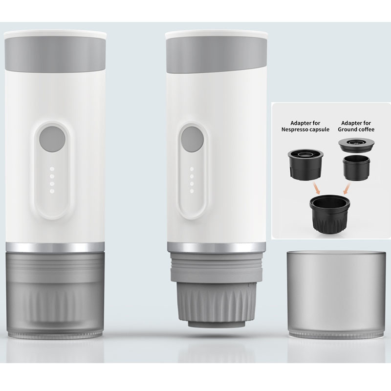 Machine à café expresso portable Anbolife BC08 15 bars en acier inoxydable