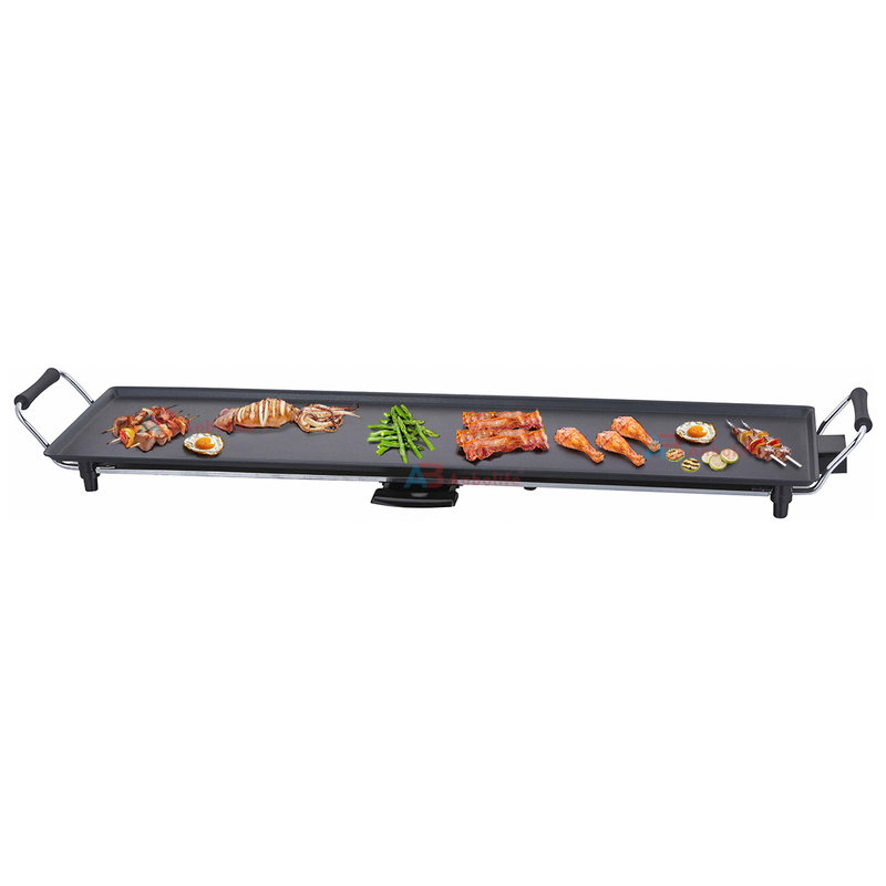 Anbolife 1800W Plancha Électrique Teppanyaki avec Surface Antiadhésive