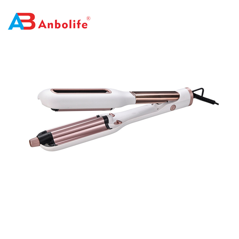 Fer à friser réglable avec chauffage rapide et garantie d'un an pour le coiffage professionnel