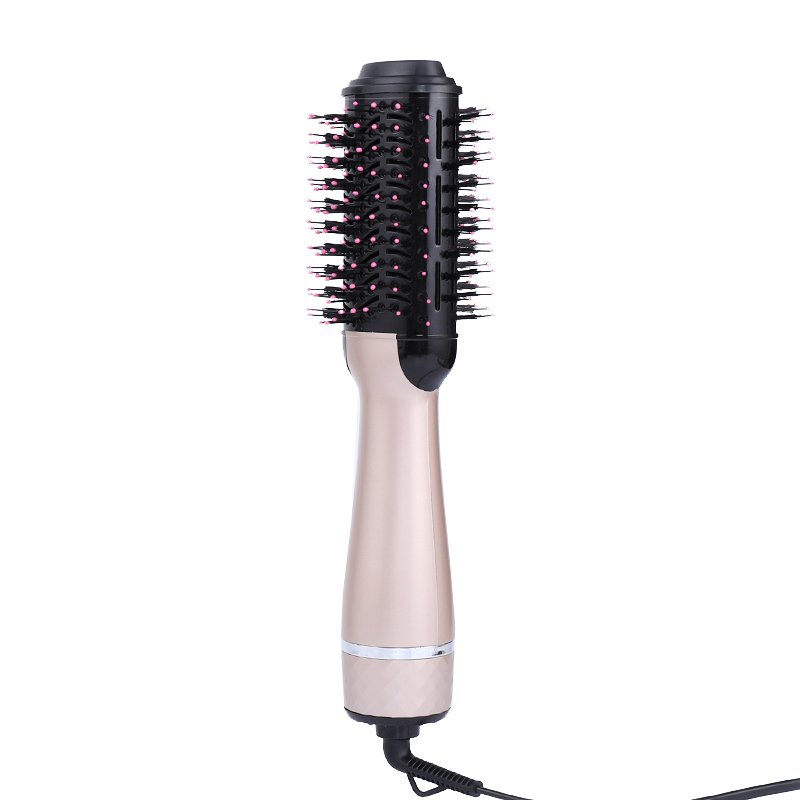 ANBOLIFE 2 Réglage de la vitesse et de la chaleur 1200W Compact séchoir à cheveux en plastique noir Brush à air chaud Brush à usage domestique